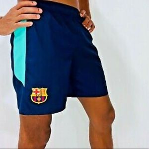 Rare Vintage Nike FC Barcelona FBC Dri-Fit soccer shorts